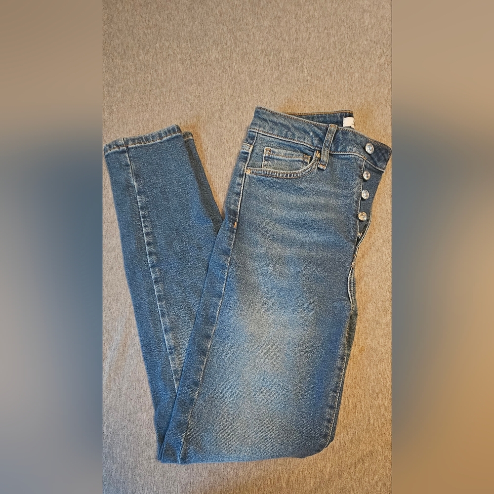Fover 21 High waisted button fly jeans